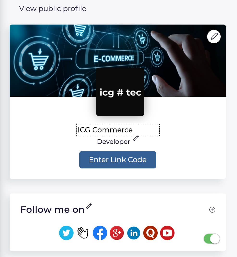 Customizing your link in bio with Livegate